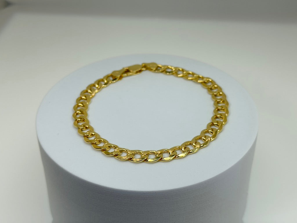 DR1709 - 14K Yellow Gold - Men's Gold Bracelet
