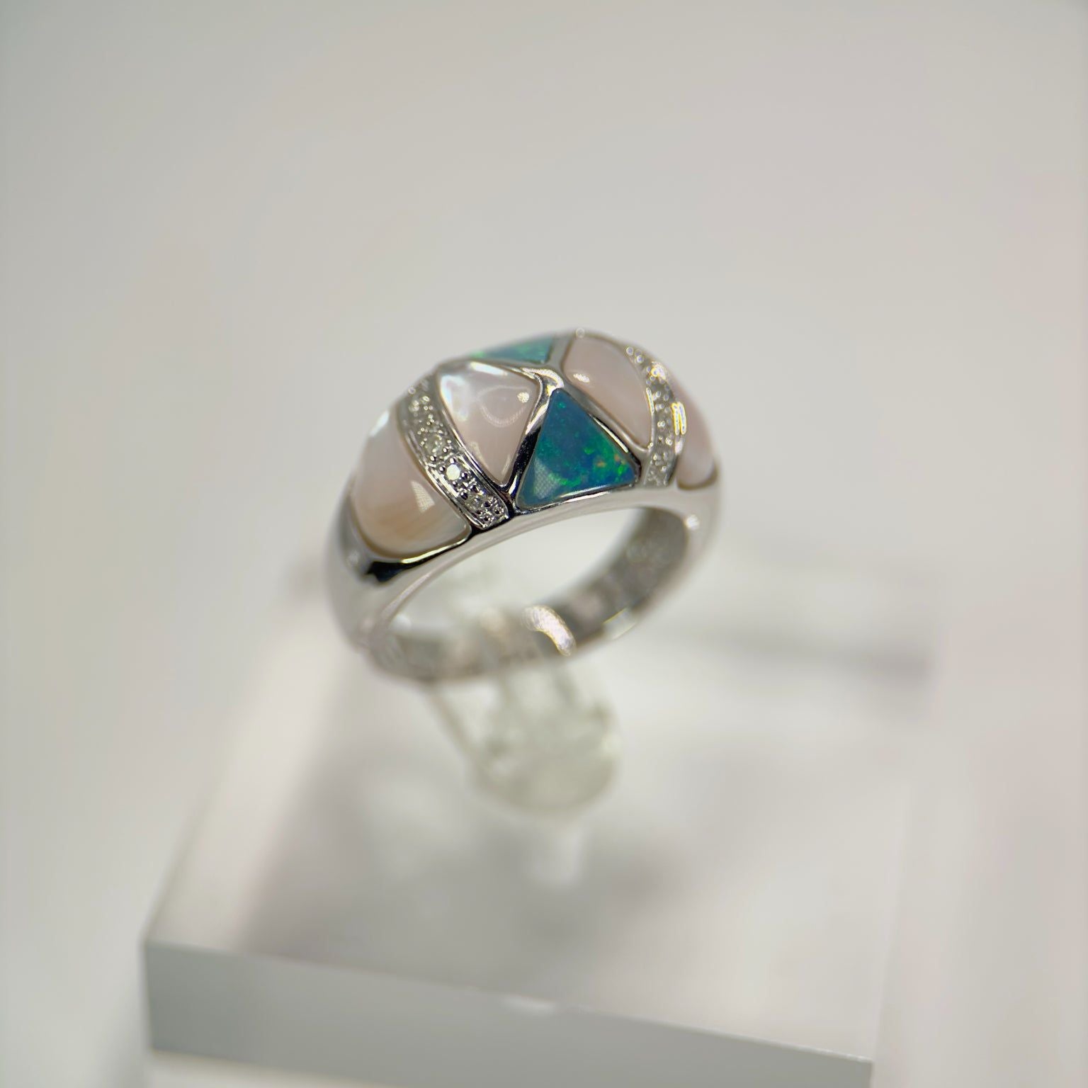 DR1158 - 14K White Gold - Cushion - Diamond - Ladies Diamond & Gemstones Rings