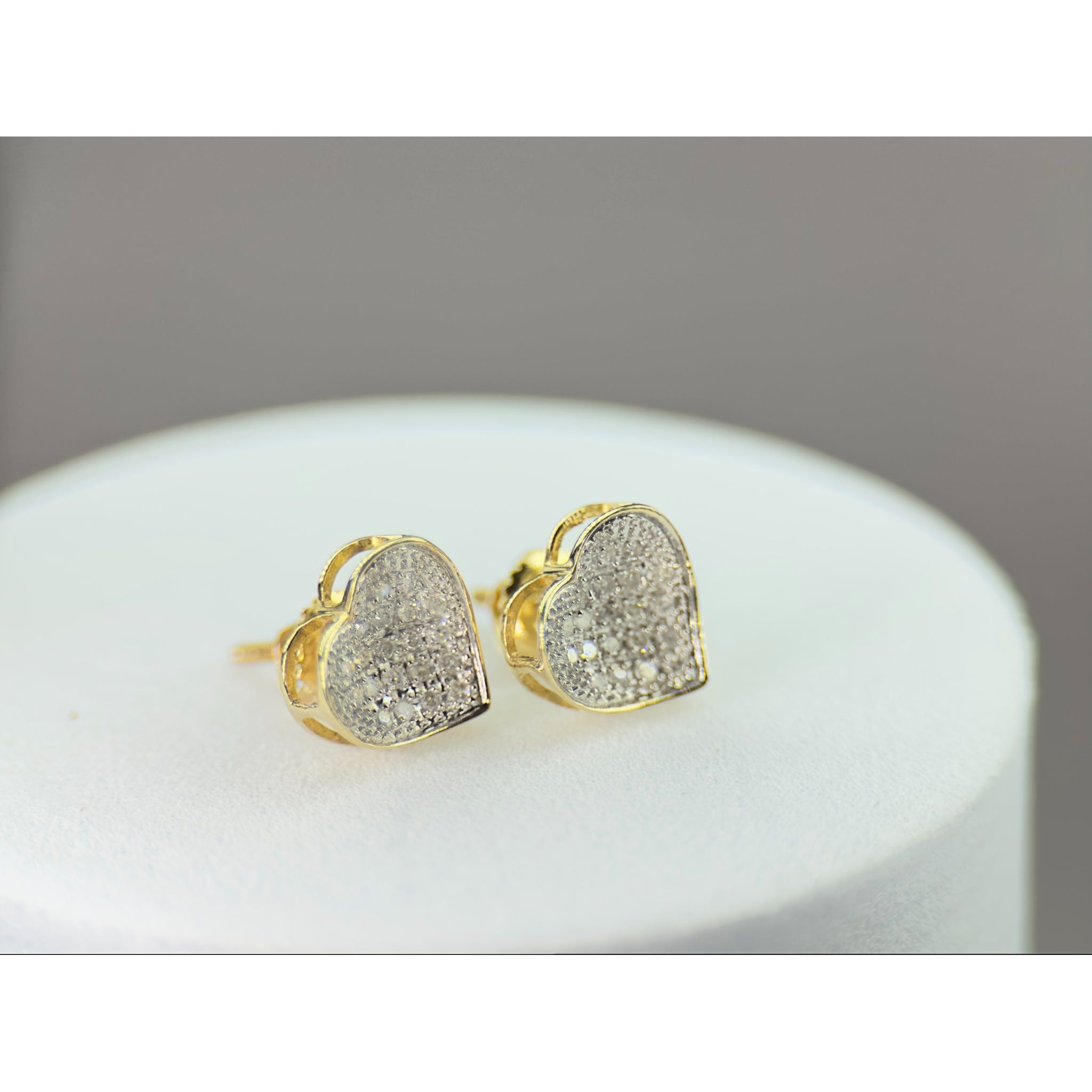 DR1306 - 10K Yellow Gold - Diamond - Diamond Earrings