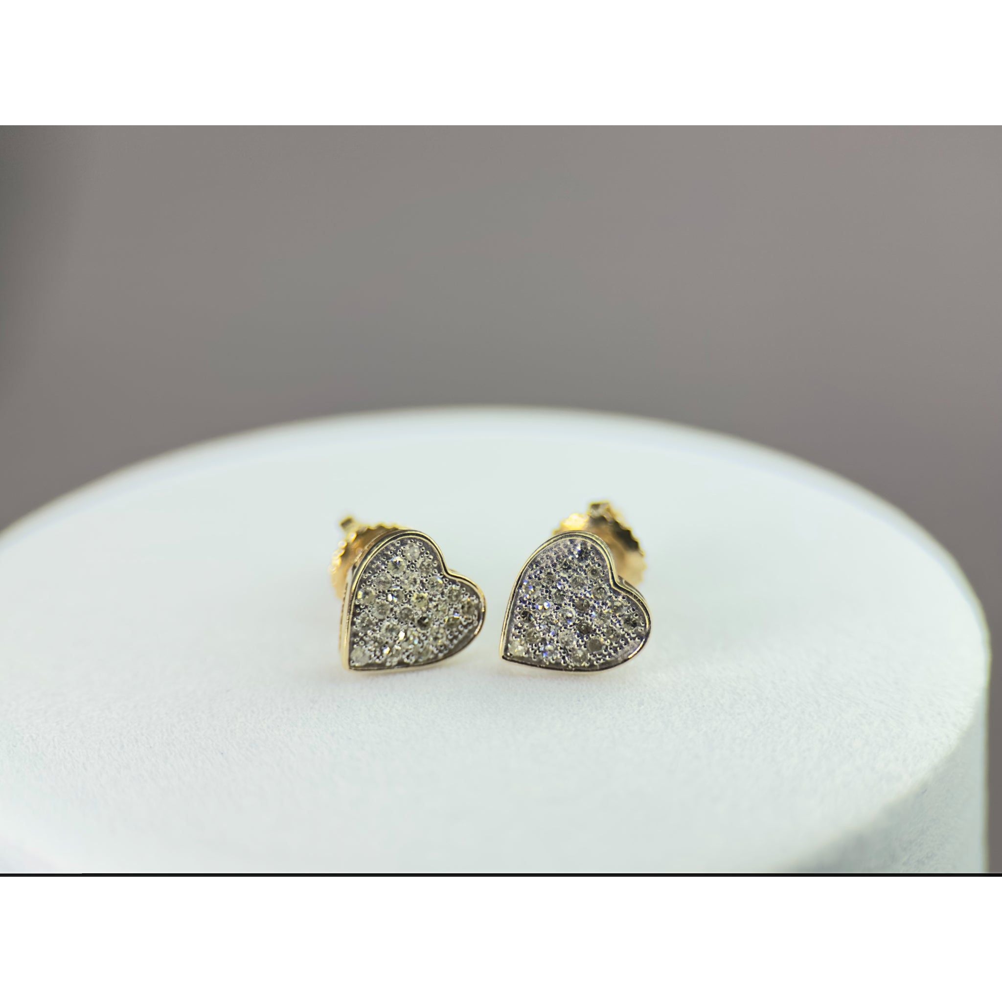 DR1307 - 10K Yellow Gold - Diamond - Diamond Earrings
