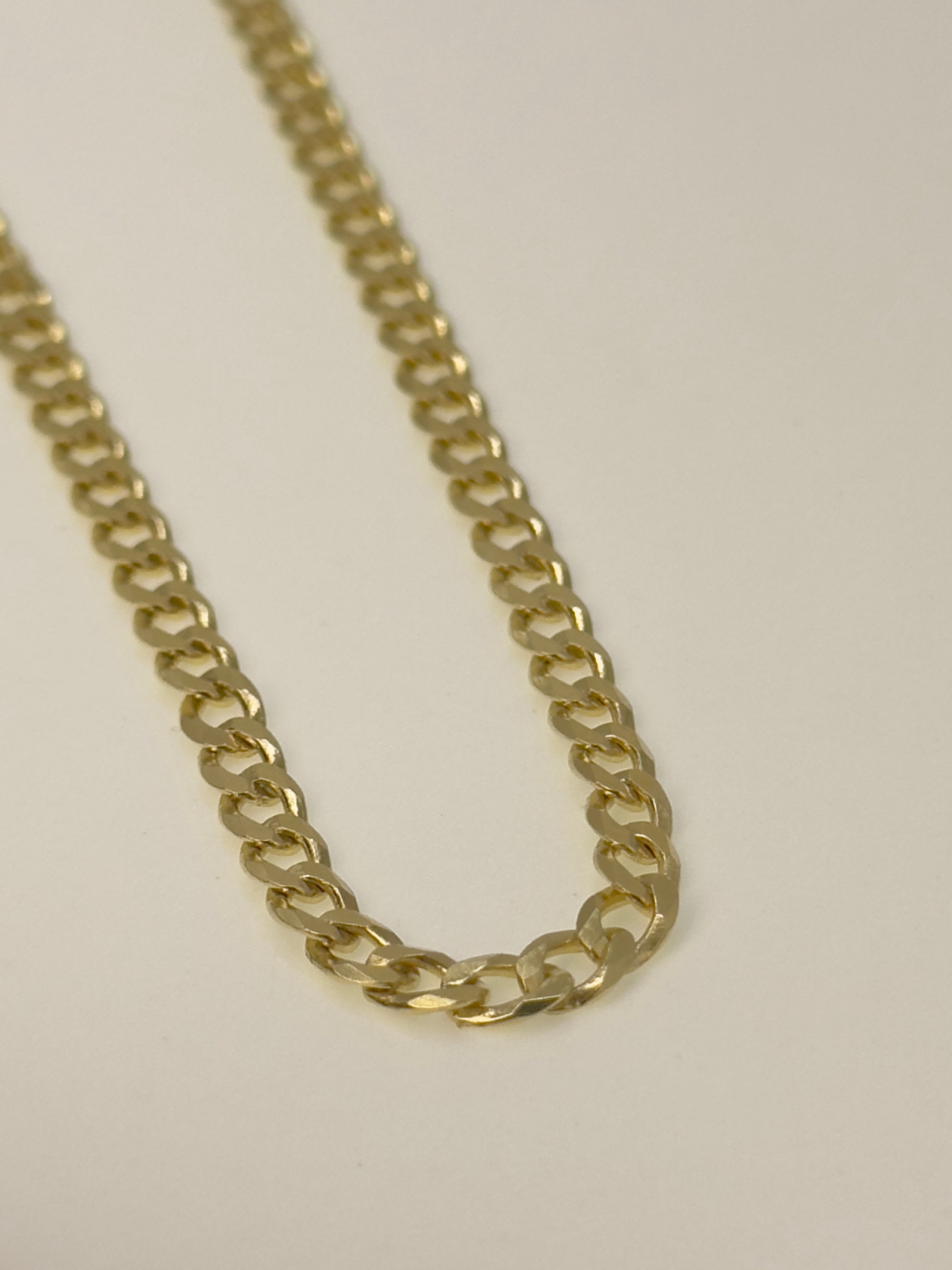 DR1681 - 925 Sterling Silver,14K YG Bonded - Men's Gold Chains - Cuban