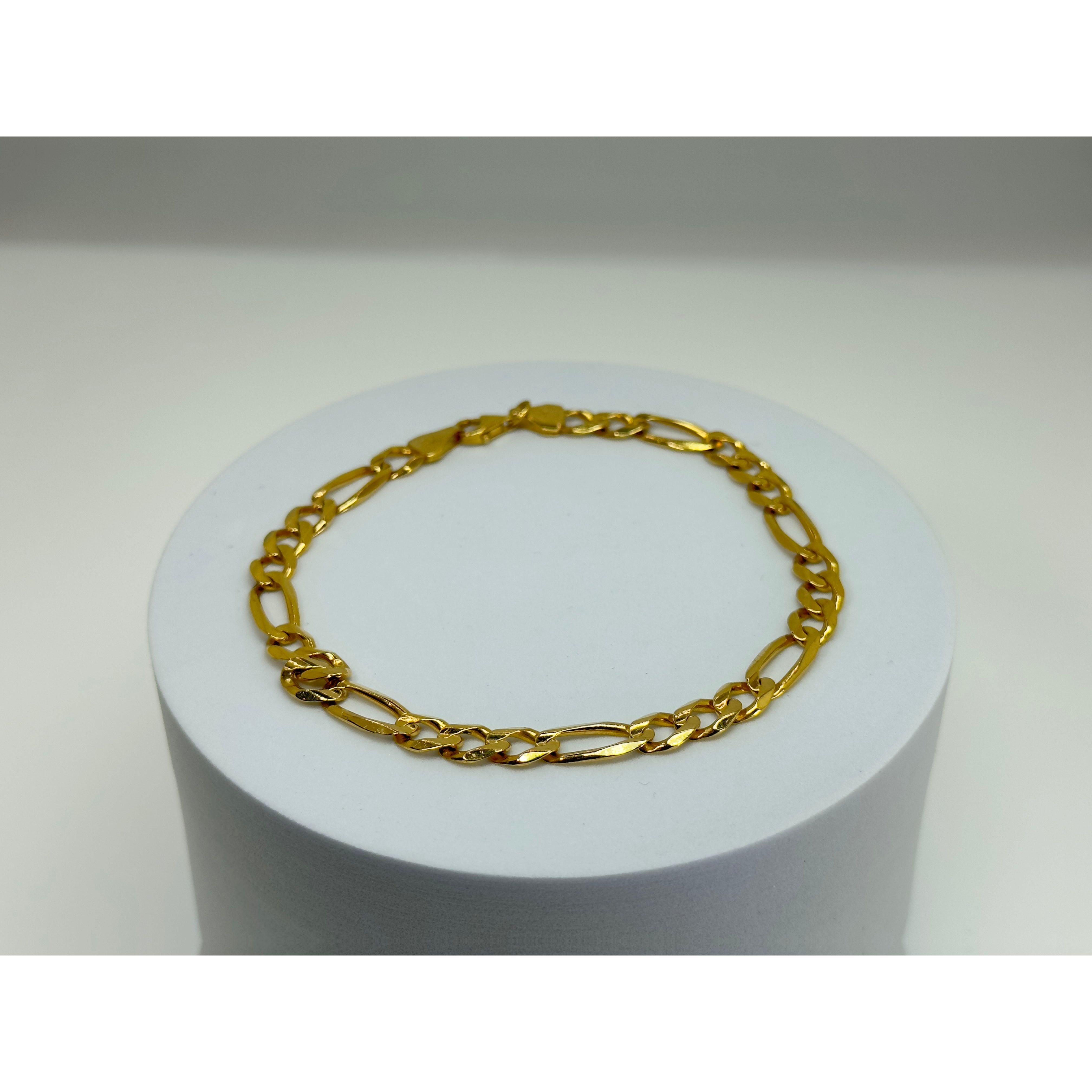 DR1704 - 10K Yellow Gold - Men's Gold Bracelet