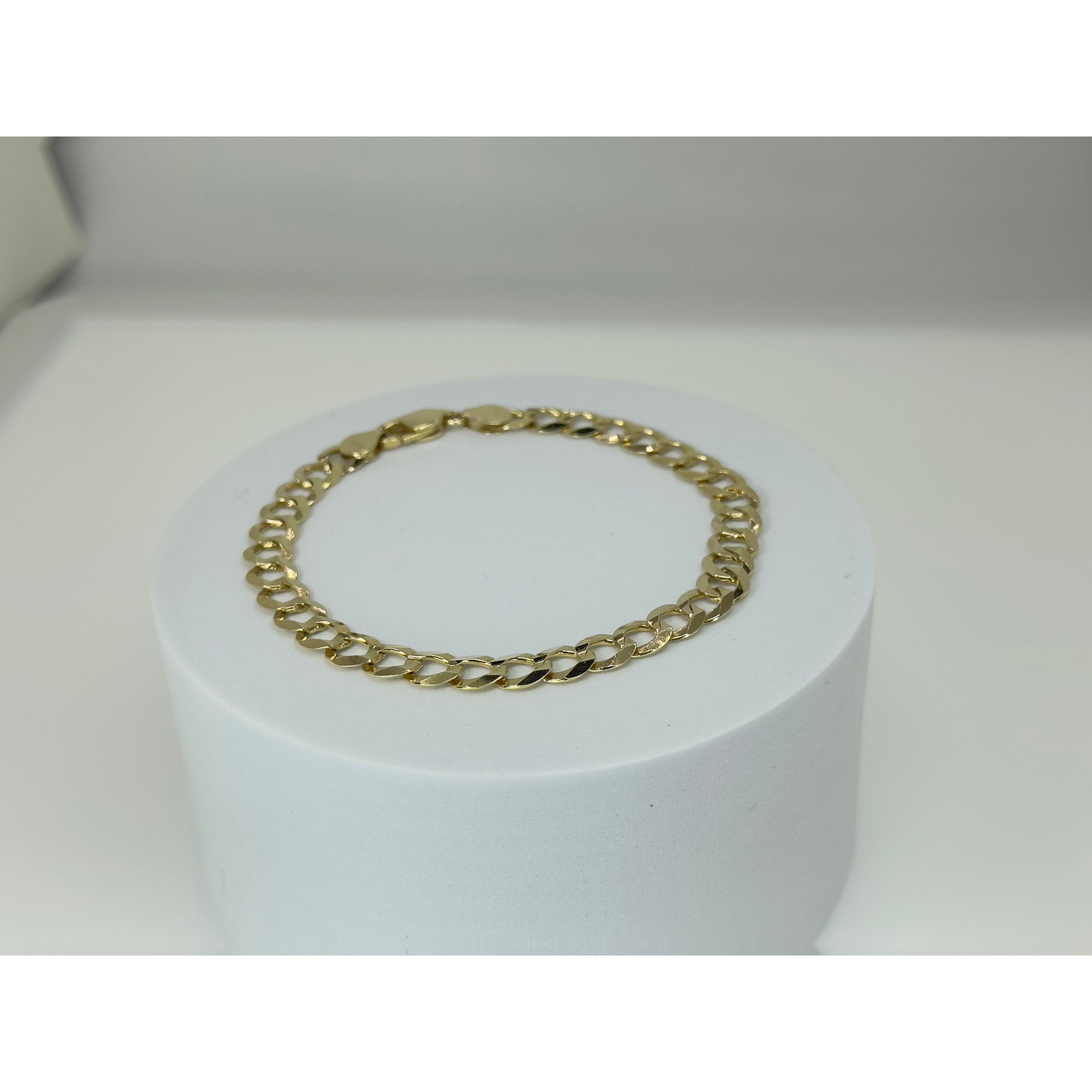 DR1710 - 14K Yellow Gold - Men's Gold Bracelet