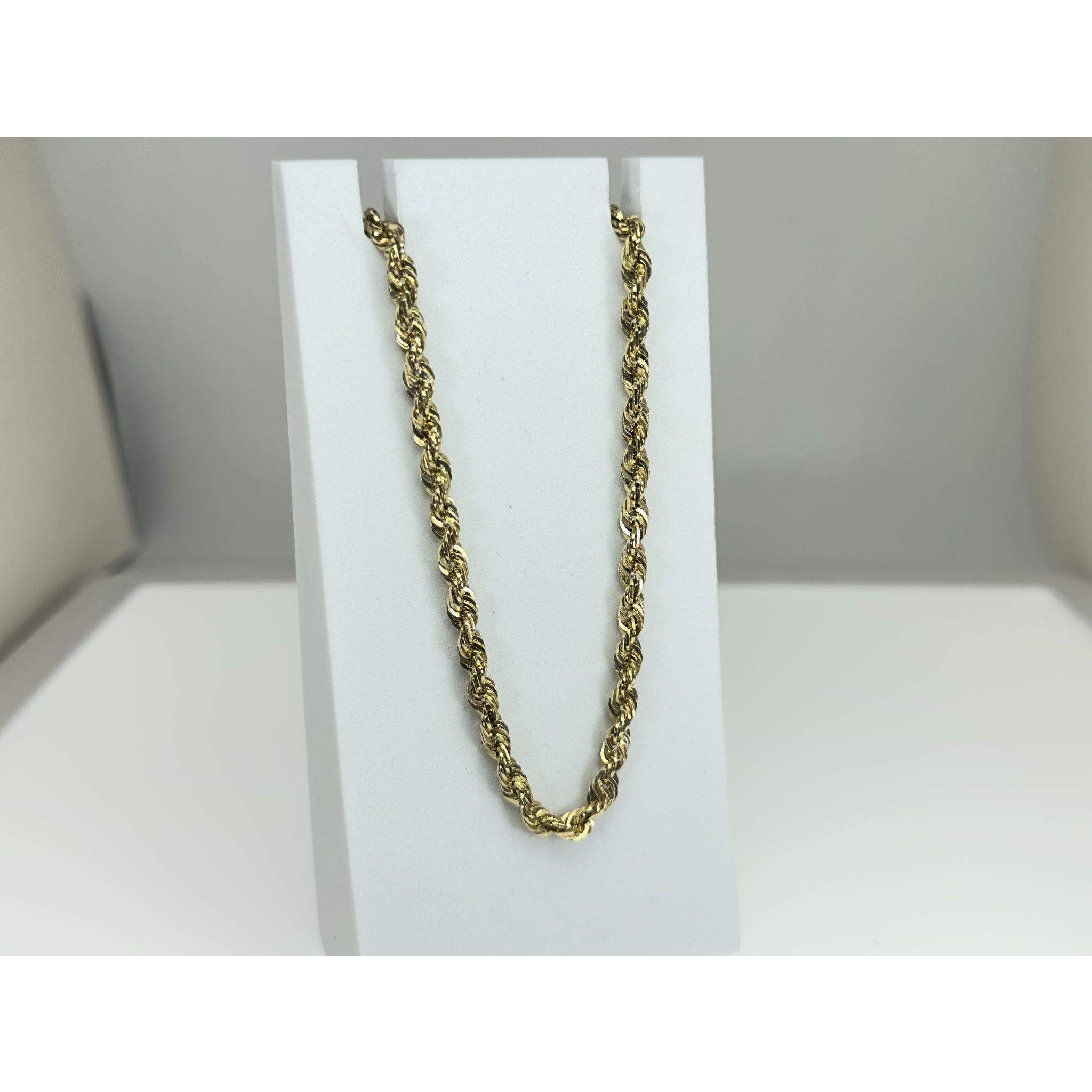 DR1734 - 14K Yellow Gold - Men's Gold Chains - Solid Rope