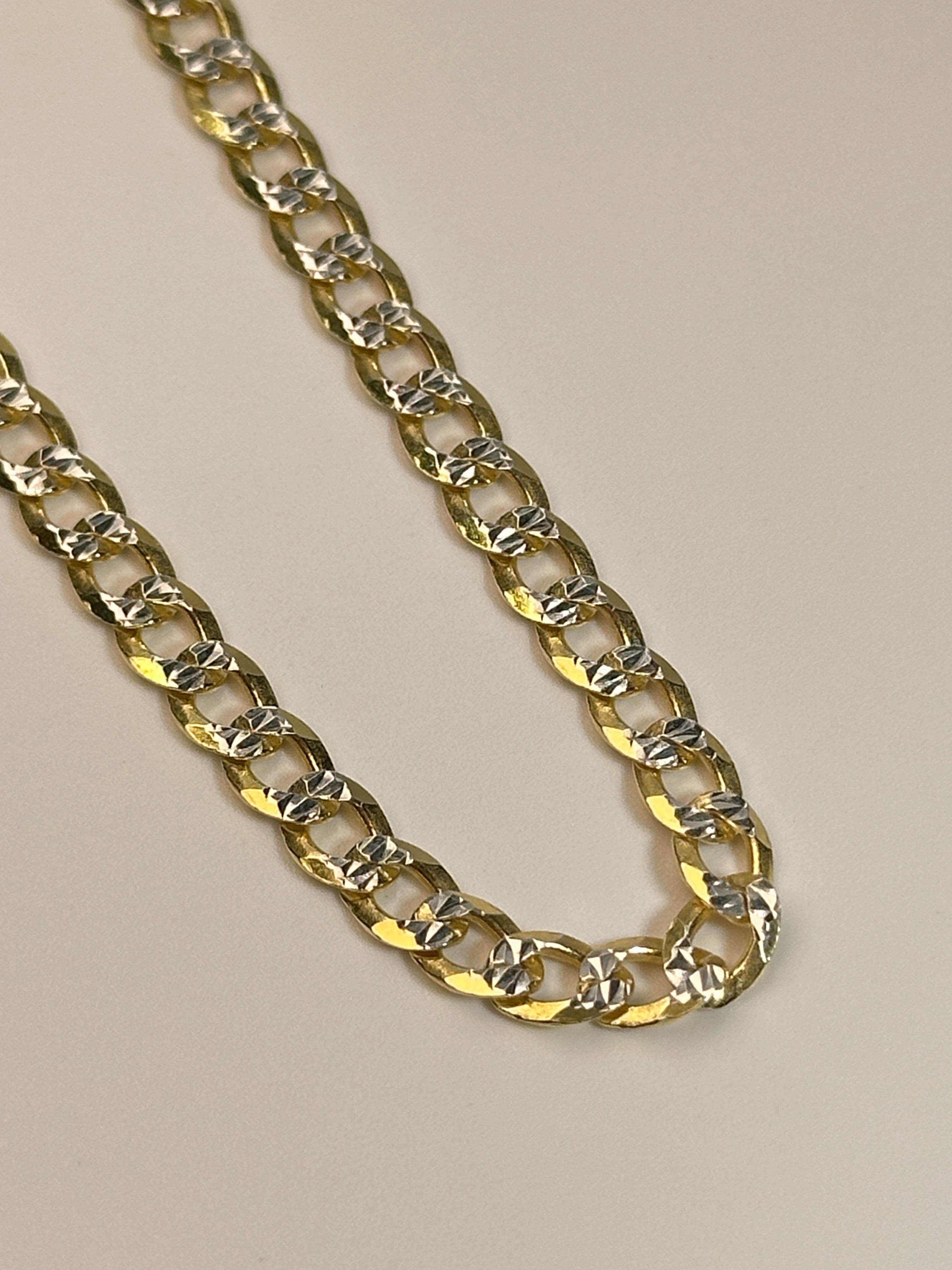 DR1757 - 10K Yellow Gold - Chain Cuban Link