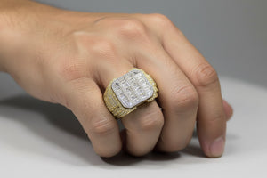 DR1221 - 10K Yellow Gold -  - Diamond - Men's Diamond Rings