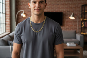 DR1759 - 10K Yellow Gold - Cuban Link