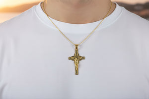 DR6071 10K YELLOW GOLD CROSS