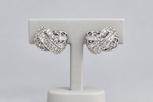DR8009 14K WHITE GOLD WITH 1 CARAT OF NATURAL DIAMONDS 6.2 GRAMS